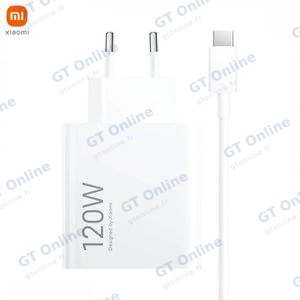 Chargeur Secteur USB Xiaomi avec Câble USB-C Hypercharge Combo 120W Blanc