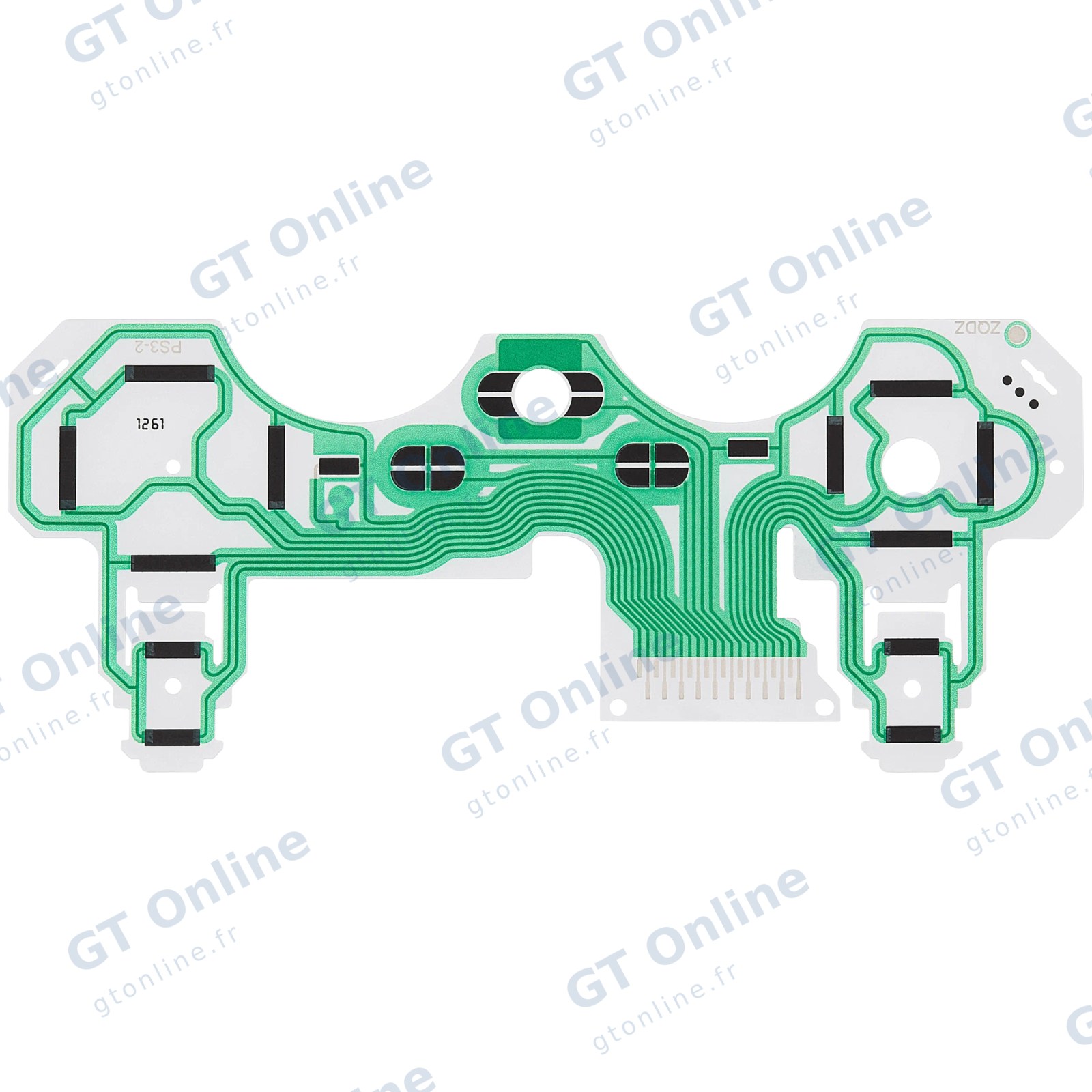 Nappe des boutons à film conducteur pour manette Sony DualShock 3 (PS3) CECH-ZC2U — SA1Q188A