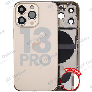 Châssis pour Apple iPhone 13 Pro (version US, origine d'occasion — grade A, or)