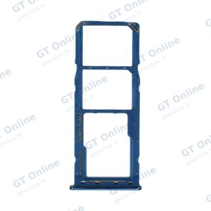 Tiroir Sim Premium Samsung Galaxy A20 A205 Bleu