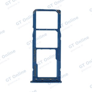 Tiroir Sim Premium Samsung Galaxy A20 A205 Bleu