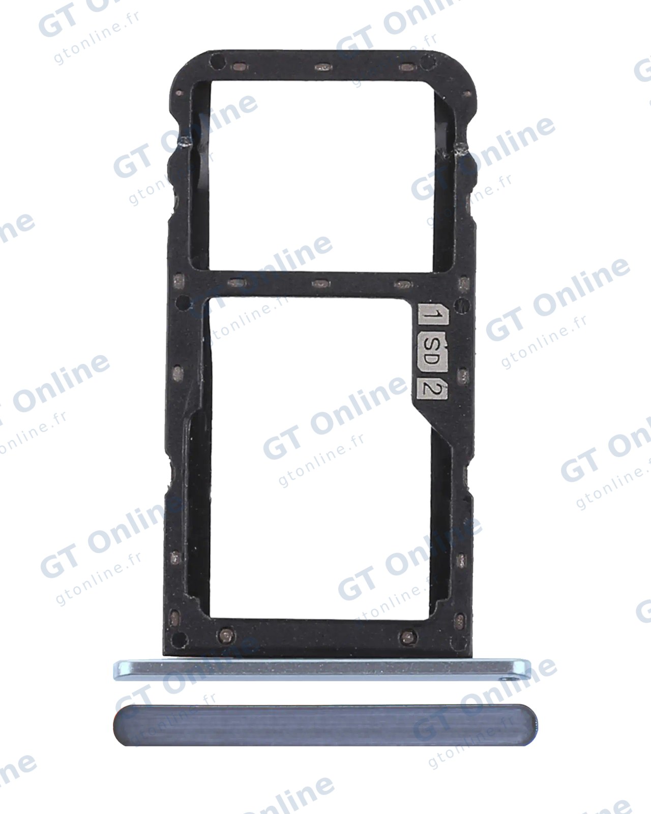 Tiroir SIM pour Asus ZenFone 5 (ZE620KL / 2018) / 5z (ZS620KL / 2018) (bleu nuit)