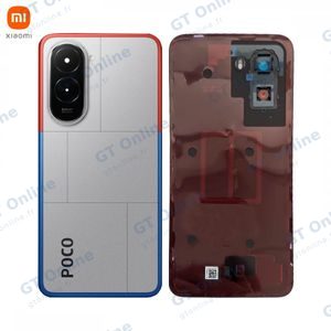 Cache Arrière Original Xiaomi Poco M7 4G 560006O19AP00 Version EU Argent