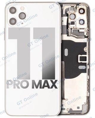 Châssis pour Apple iPhone 11 Pro Max (origine d'occasion — grade A, argent)
