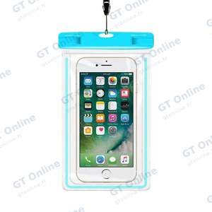 Pochette de Protection Étanche pour Smartphone Bleu