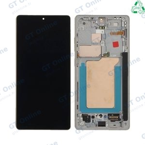 Écran Tactile Original Pulled avec Châssis (PIEC) Samsung Galaxy S25 Ultra S938 Gris Titane