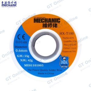 Étain à Souder Mechanic HX-T100 0.6mm (55g)