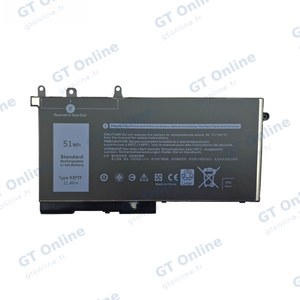 Batterie Ordinateur Portable Premium 93FTF pour Dell Latitude 15 3520 3530 M3520 12 5280 E5280 14 5480 E5480 15