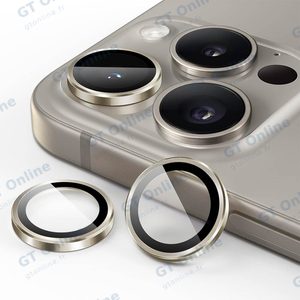 Protection Lentille Apple iPhone 15 Pro/iPhone 15 Pro Max Titane Naturel