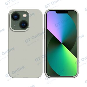 Coque Silicone Compatible pour Apple iPhone 13 (#09) Blanc