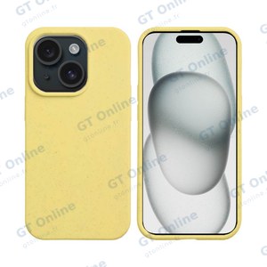 Coque Bambou Biodégradable PROTECT pour Apple iPhone 15 Plus (#2) Jaune