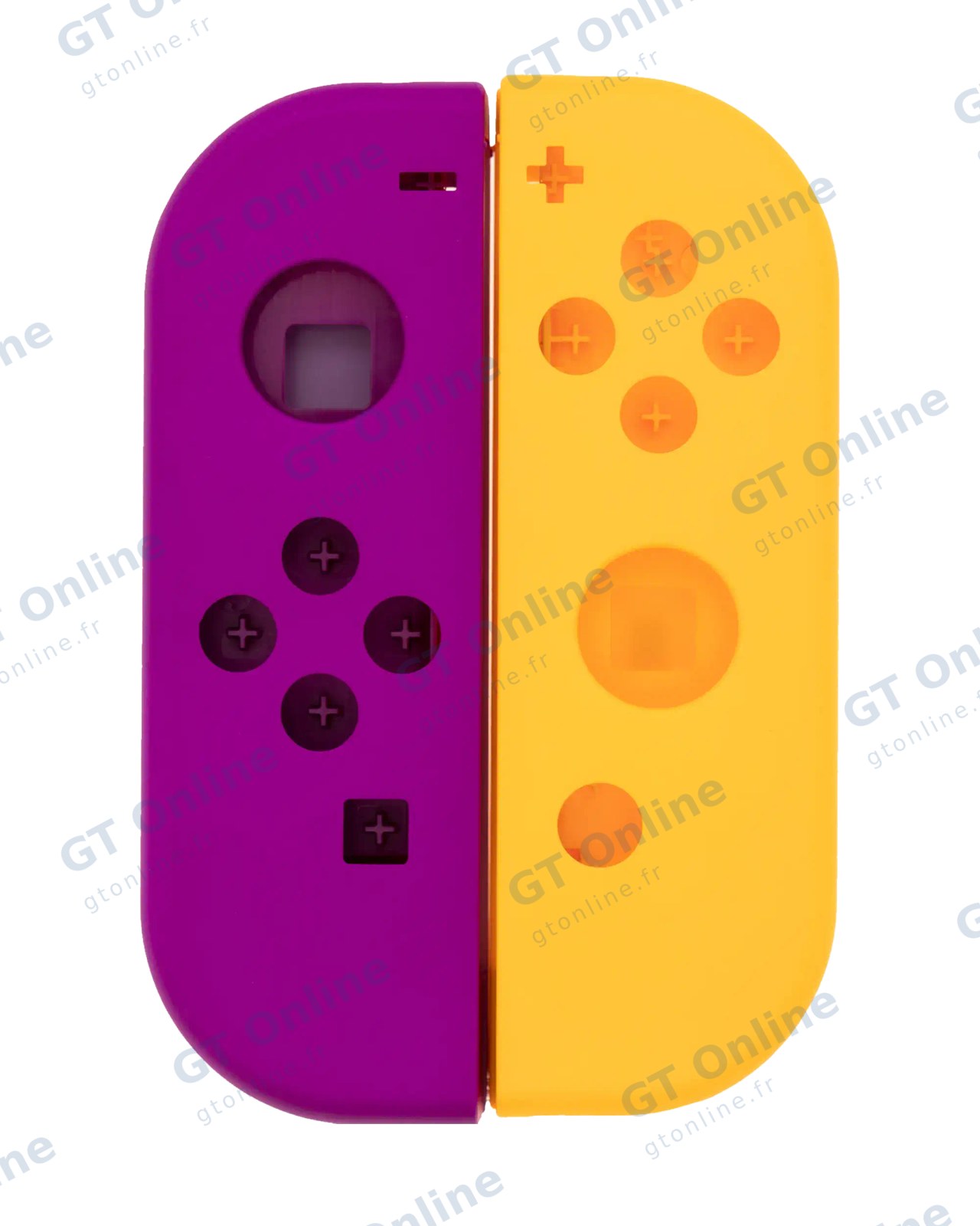 Coque de remplacement pour manette Joy-Con Nintendo Switch (rouge foncé / corail)