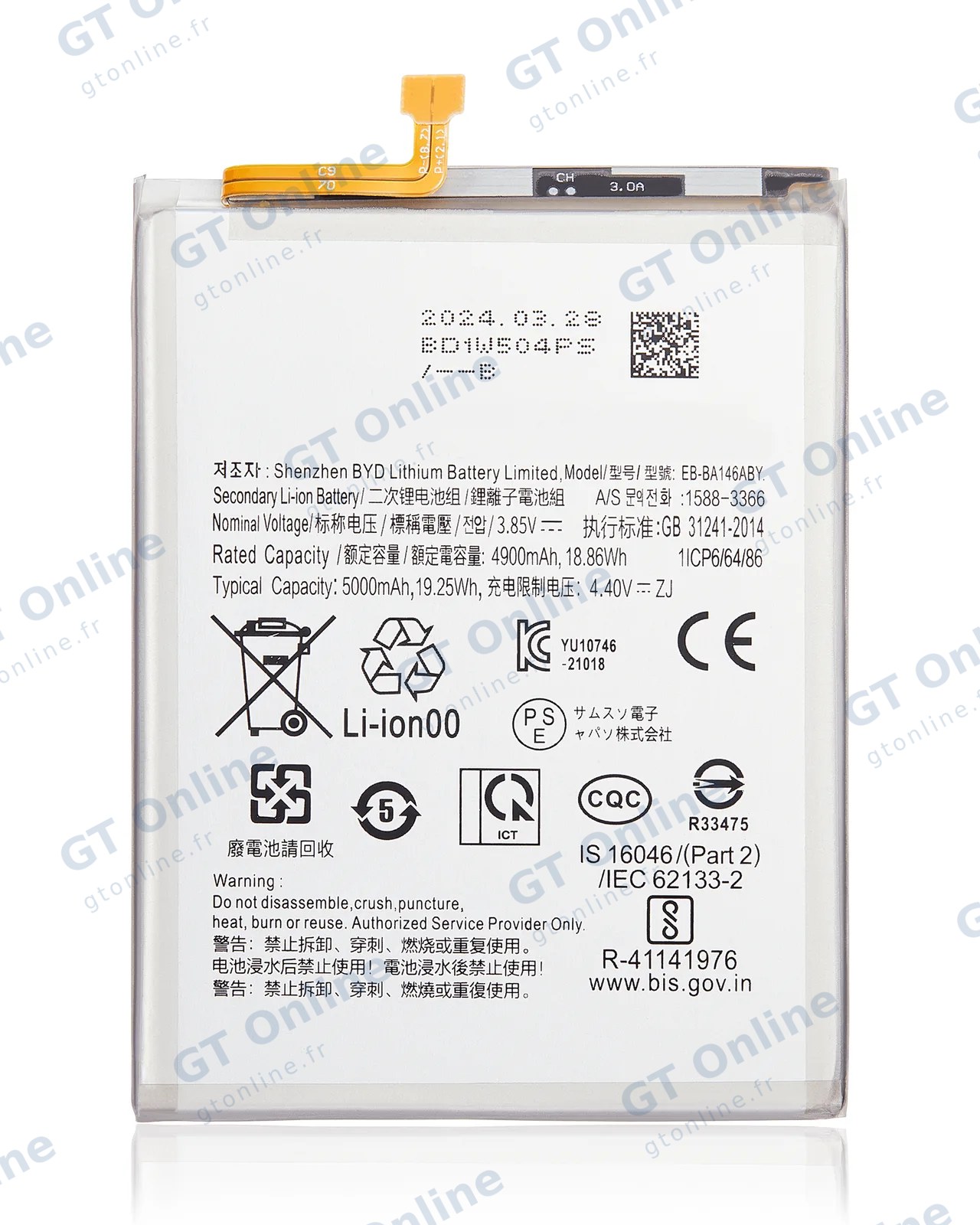 Batterie pour Samsung Galaxy A14 5G (A146B / 2023)