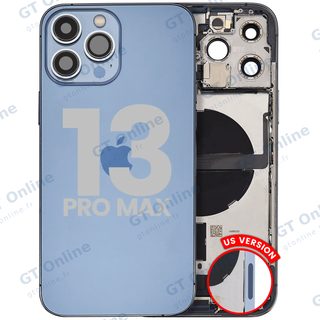 Châssis pour Apple iPhone 13 Pro Max (version US, origine d'occasion — grade B, Sierra Blue)
