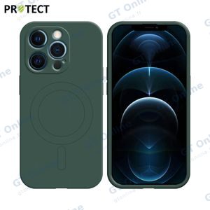 Coque de Protection IZ001 PROTECT pour Apple iPhone 12 Pro Max MagSafe Vert Foncé