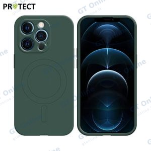 Coque de Protection IZ001 PROTECT pour Apple iPhone 12 Pro Max MagSafe Vert Foncé