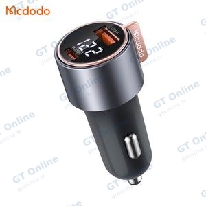 Chargeur Voiture Allume-Cigare Mcdodo CC-3690 Double ports 75W avec Affichage Numérique