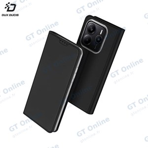 Housse de Protection Skin Pro Dux Ducis pour Xiaomi Redmi Note 14 5G Noir