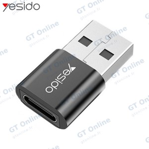 Adaptateur OTG USB-C Femelle vers USB Mâle Yesido GS09