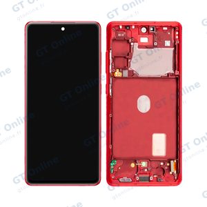 Écran Tactile Oled avec Châssis Samsung Galaxy S20 FE 5G G781/Galaxy S20 FE 4G G780 Cloud Red