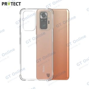 Coque Silicone Renforcée PROTECT pour Xiaomi Redmi Note 10 Pro 4G Transparent
