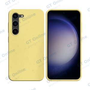 Coque Bambou Biodégradable PROTECT pour Samsung Galaxy S23 5G S911 (#2) Jaune