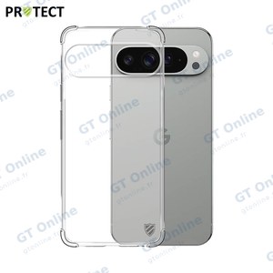 Coque Silicone Renforcée PROTECT pour Google Pixel 9 Pro XL Transparent