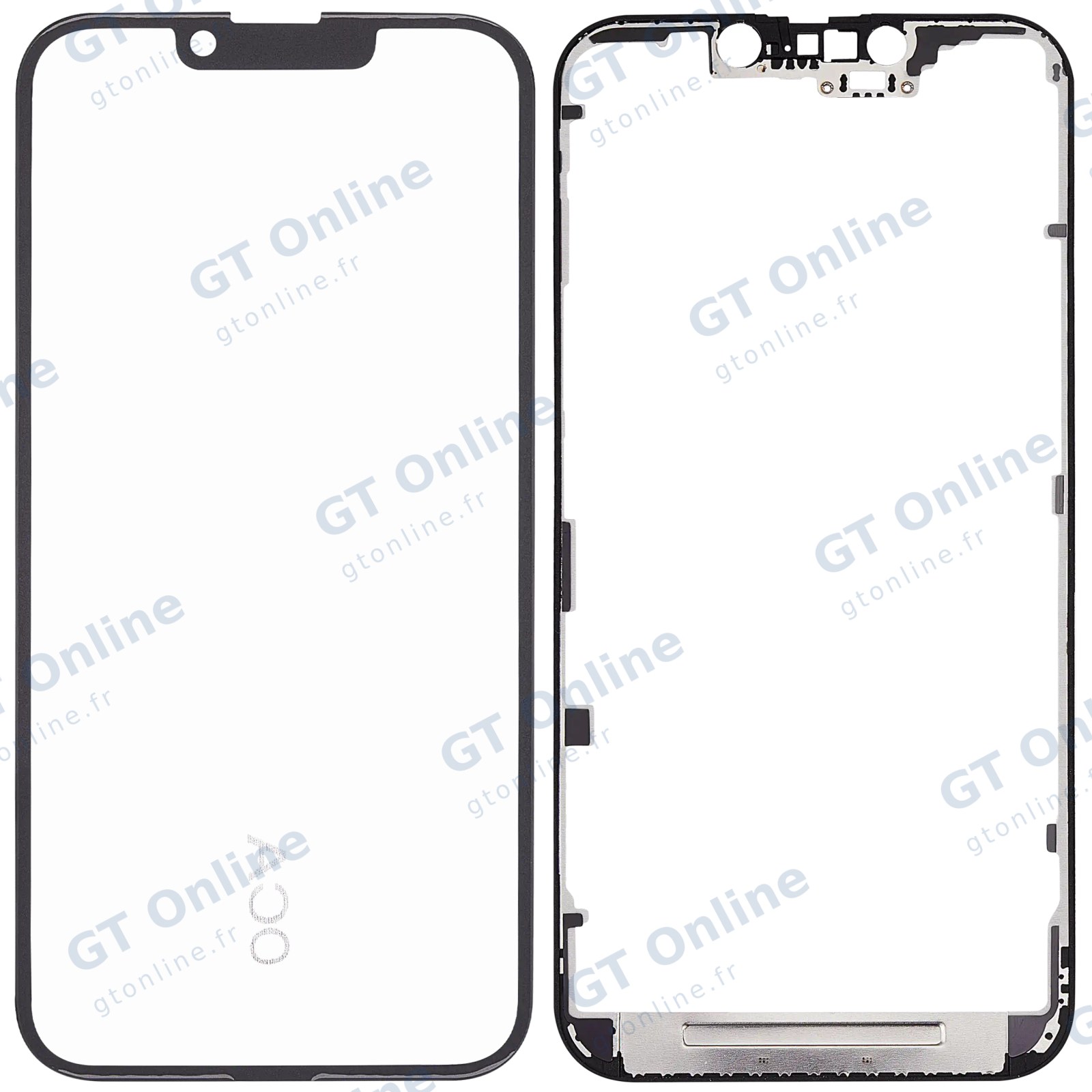 Vitre d’écran avec OCA pour Apple iPhone 16e / 17e (OCA Master)
