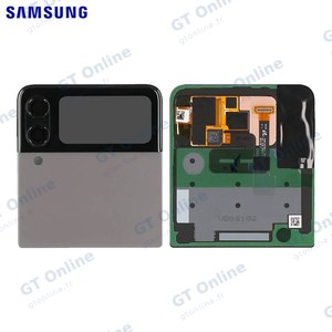 Cache Arrière Original Samsung Galaxy Z Flip 3 5G F711 (Supérieur) GH97-26773G Gris