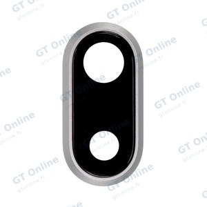 Support Lentille Apple iPhone 8 Plus Argent