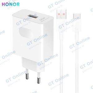 Chargeur Secteur USB Honor HN-110600E00 66W avec Câble USB vers USB-C Blanc