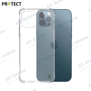 Pack de 10 Coques Silicone Renforcée PROTECT pour Apple iPhone 12/iPhone 12 Pro Bulk Transparent