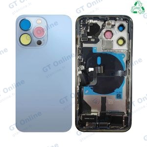 Coque de Réparation Complète Aftermarket (PIEC) Apple iPhone 13 Pro (Version US) Bleu