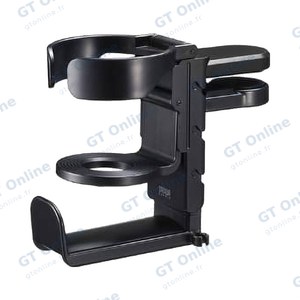 Porte-Gobelet de Bureau avec Support Casque Intégré Noir