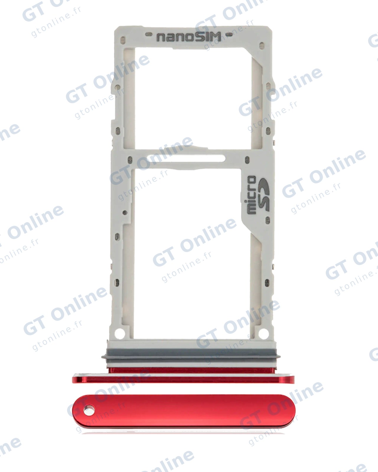 Tiroir SIM pour LG Velvet (rouge)