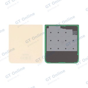 Cache Arrière Premium Samsung Galaxy Z Flip 3 5G F711 (Inférieur) Crème