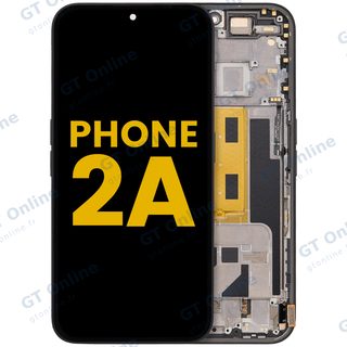 Écran OLED avec châssis pour Nothing Phone (2a) (reconditionné, noir)