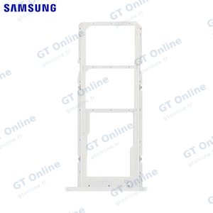 Tiroir SIM Original Samsung Galaxy A02s A025G GH81-20137A Blanc