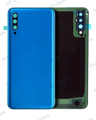 Vitre arrière pour Samsung Galaxy A50 (A505 / 2019) (pack service origine, bleu)