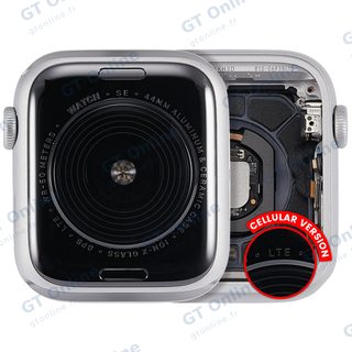 Châssis pour Apple Watch Series SE 1st (44MM) (origine d'occasion — grade A, Cellular Version, Aluminum / Silver)