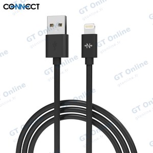 Câble Data USB vers Lightning CONNECT MC-CLN1 12W (1m) Noir