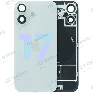 Vitre arrière pour Apple iPhone 17 (pack service origine, blanc)