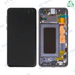 Écran Tactile Original Refurb avec Châssis (PIEC) Samsung Galaxy S10e G970 Noir