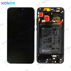 Bloc Écran Complet avec Châssis et Batterie Original Honor 8X 02352DWX Noir