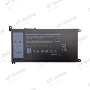 Batterie Ordinateur Portable Premium YRDD6 pour Dell Inspiron 3310 5480 3582 3583 3793 7586 2-in-1 Vostro 3491