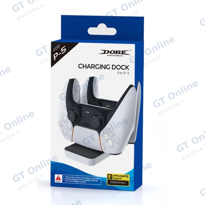Station de charge pour 2 manettes PlayStation 5 DOBE TP5-0591