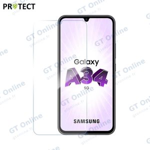 Verre Trempé Classique PROTECT pour Samsung Galaxy A34 5G A346 Transparent
