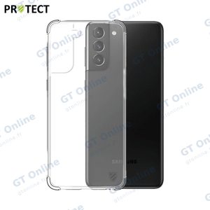 Coque Silicone Renforcée PROTECT pour Samsung Galaxy S21 Plus 5G G996 Transparent