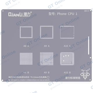 Pochoir de rebillage Qianli Bumblebee QS25 CPU de téléphone 1