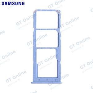 Tiroir SIM Original Samsung Galaxy M12 M127 GH98-46321C Bleu